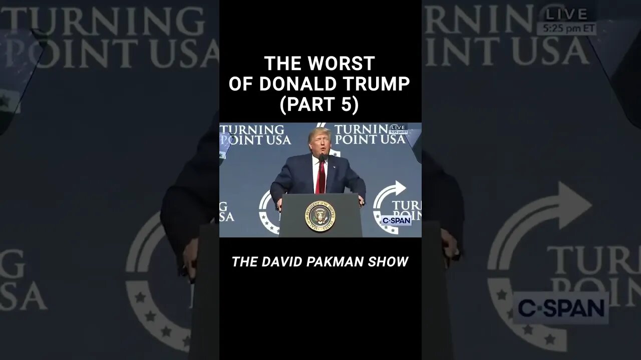 The Absolute Worst of Donald Trump (Part 5) #shorts