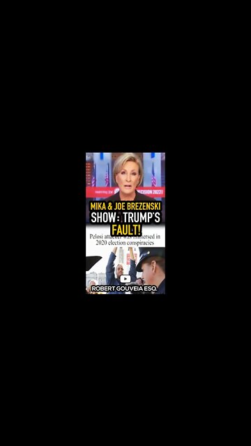 Mika says TRUMP is Responsible for DePape! #shorts