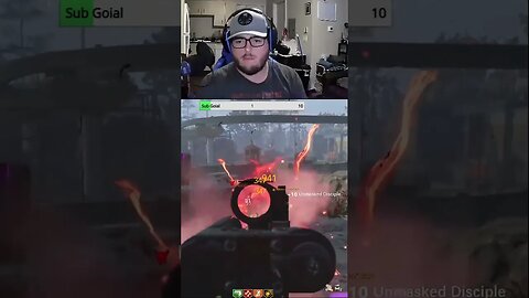 Hyper Focus!! #shorts #streaming #streamer #fyp #contentcreator #cod #codzombiesshort