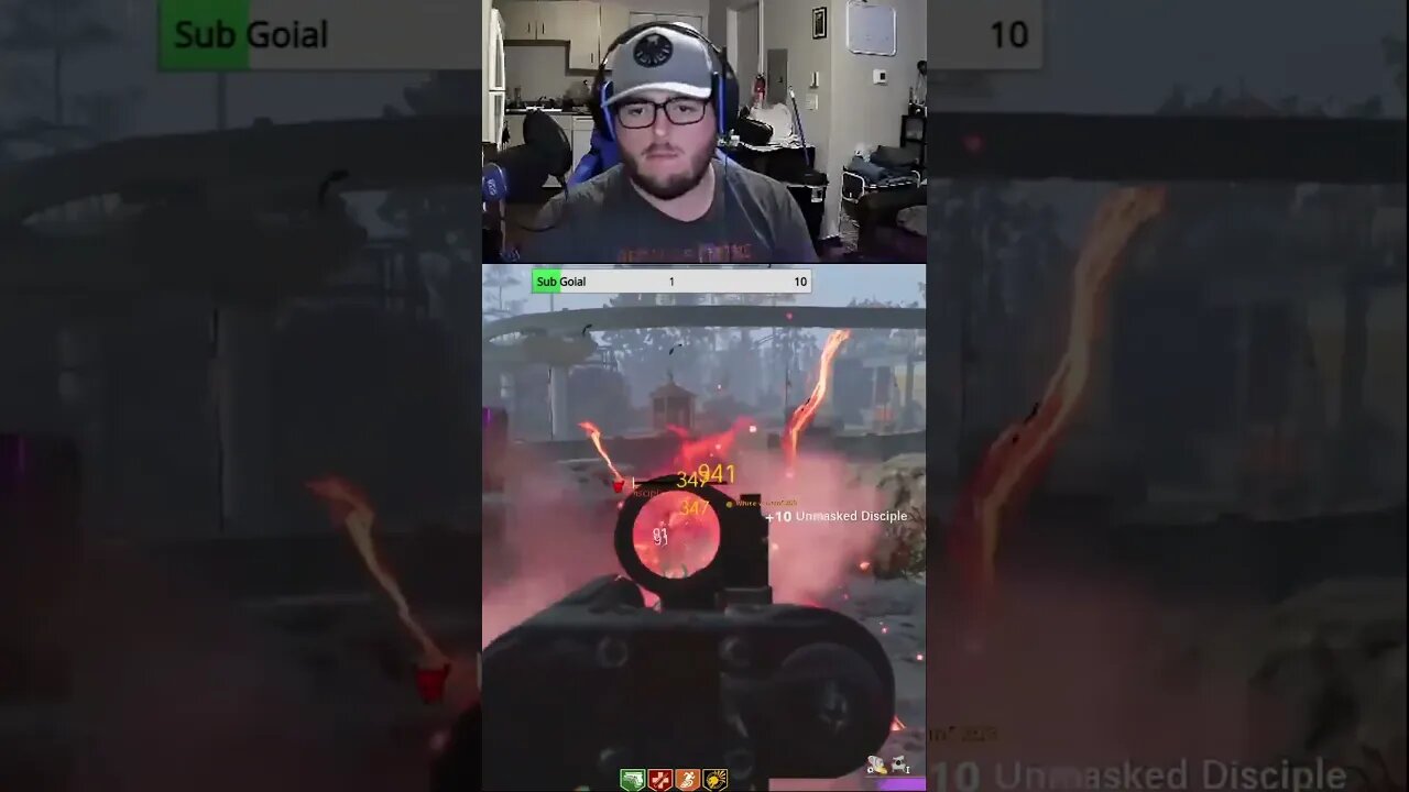 Hyper Focus!! #shorts #streaming #streamer #fyp #contentcreator #cod #codzombiesshort