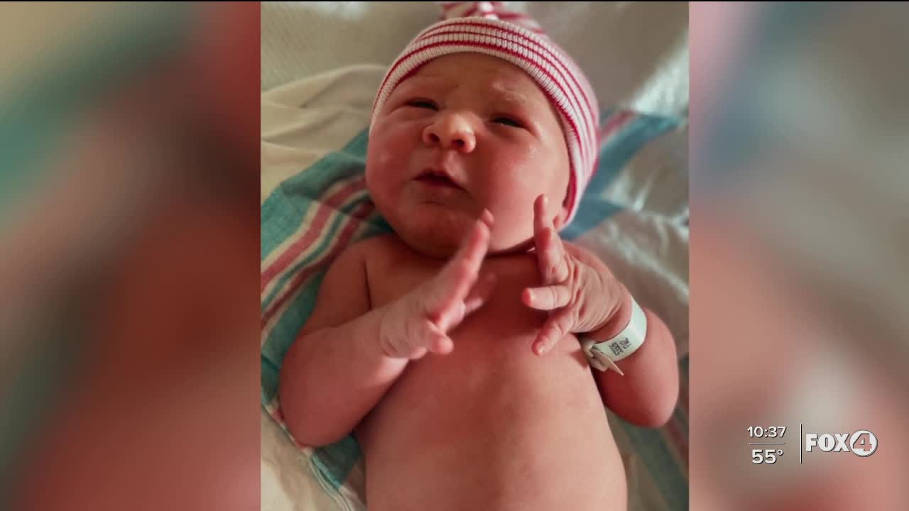 Charlotte County couple delivers baby in car on Christmas