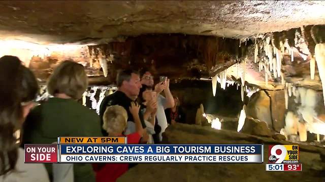 Exploring caves a big tourism business