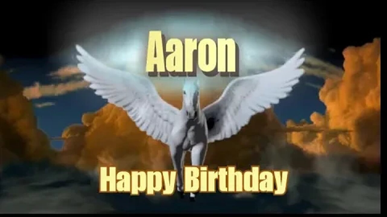 Happy Birthday Aaron Tristar Style!
