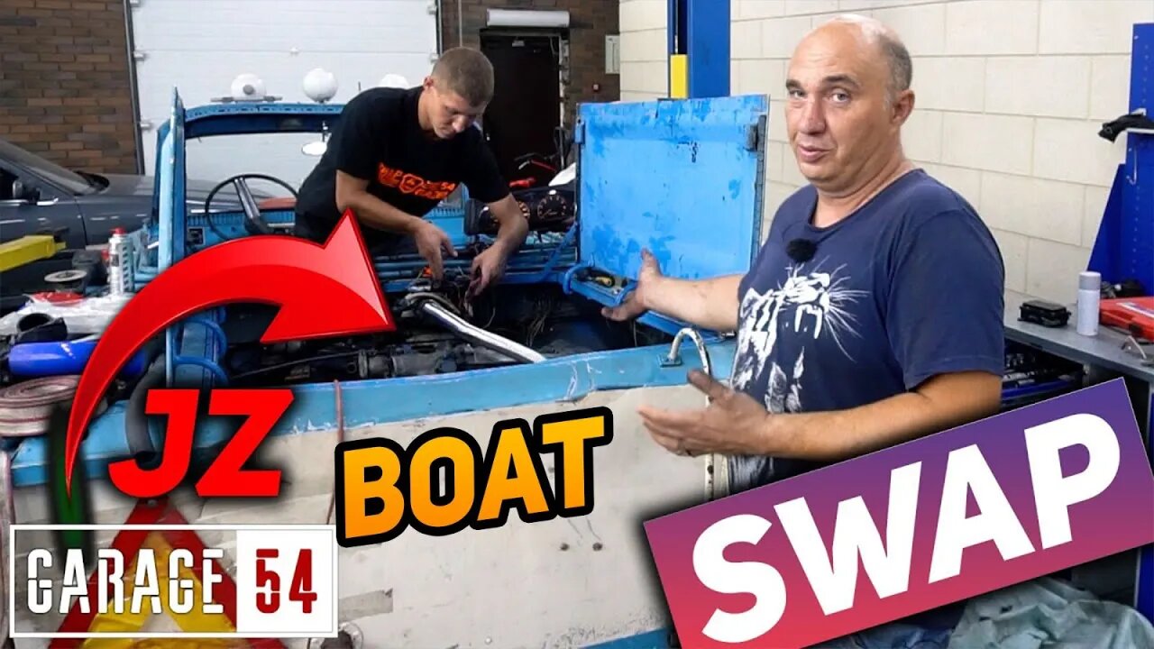 We Swap a Toyota 1JZ into a Boat – First Start #1