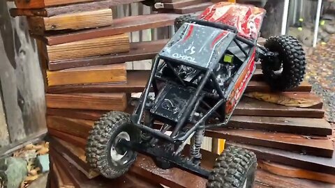 Axial Capra going up serial stairs #shorts