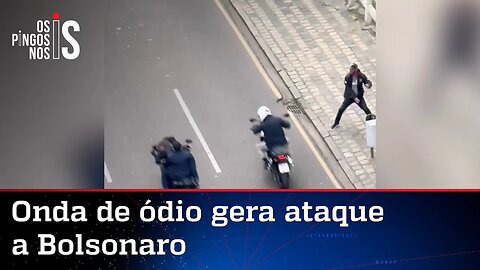 Homem joga água em Bolsonaro durante motociata em Curitiba; veja vídeo