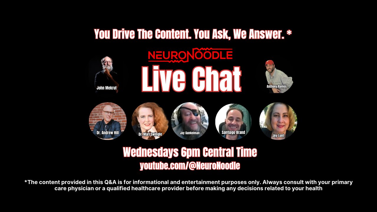 🔴 NeuroNoodle Live Q&A: Brain Health & Neurofeedback Experts Answer YOUR Questions! 🧠💡