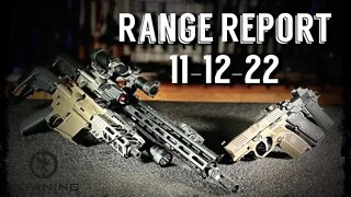 Range Report 11-12-22