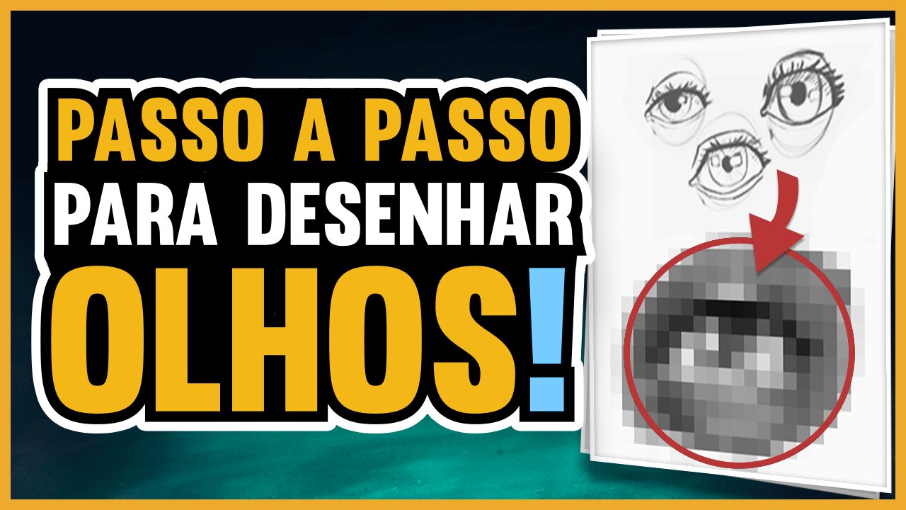 O MELHOR MÉTODO PARA DESENHAR OLHOS De maneira simples!