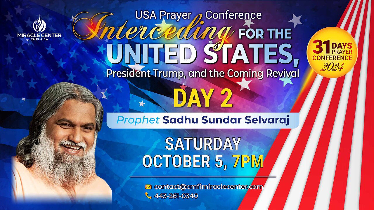 31 Days USA Prayer Conference: Day 2 // Prophet Sadhu Sundar Selvaraj