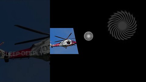 Sleep Deeply With The Sound Of An Approaching Helicopter, 1 Hour Of Deep White Noise#shorts