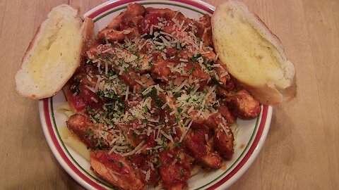 Angry Chicken Arrabbiata with Penne