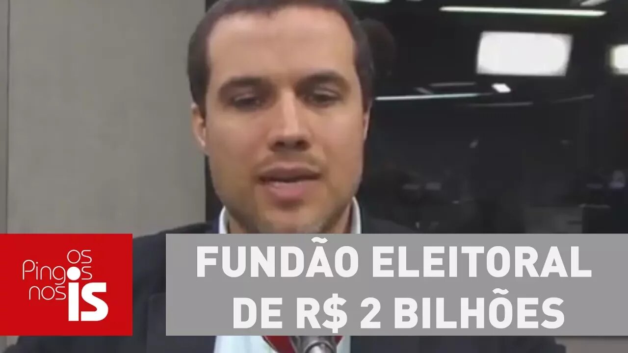 Felipe Moura Brasil comenta ação contra fundão eleitoral de R$ 2 bilhões