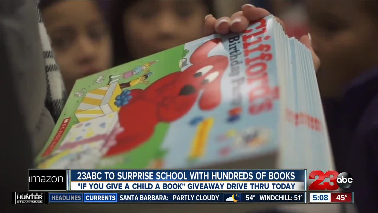 23ABC to surprise local school with hundreds of books