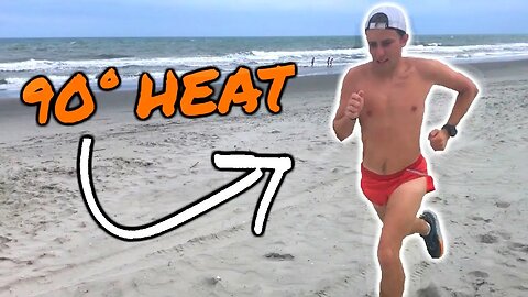 INTENSE FARTLEK WORKOUT at the BEACH!!