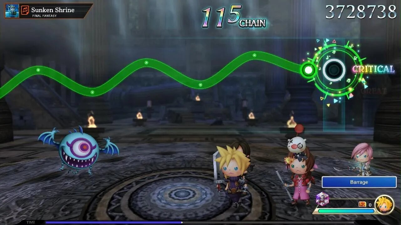 FFI - Sunken Shrine - perfect chain / ultimate / SSS