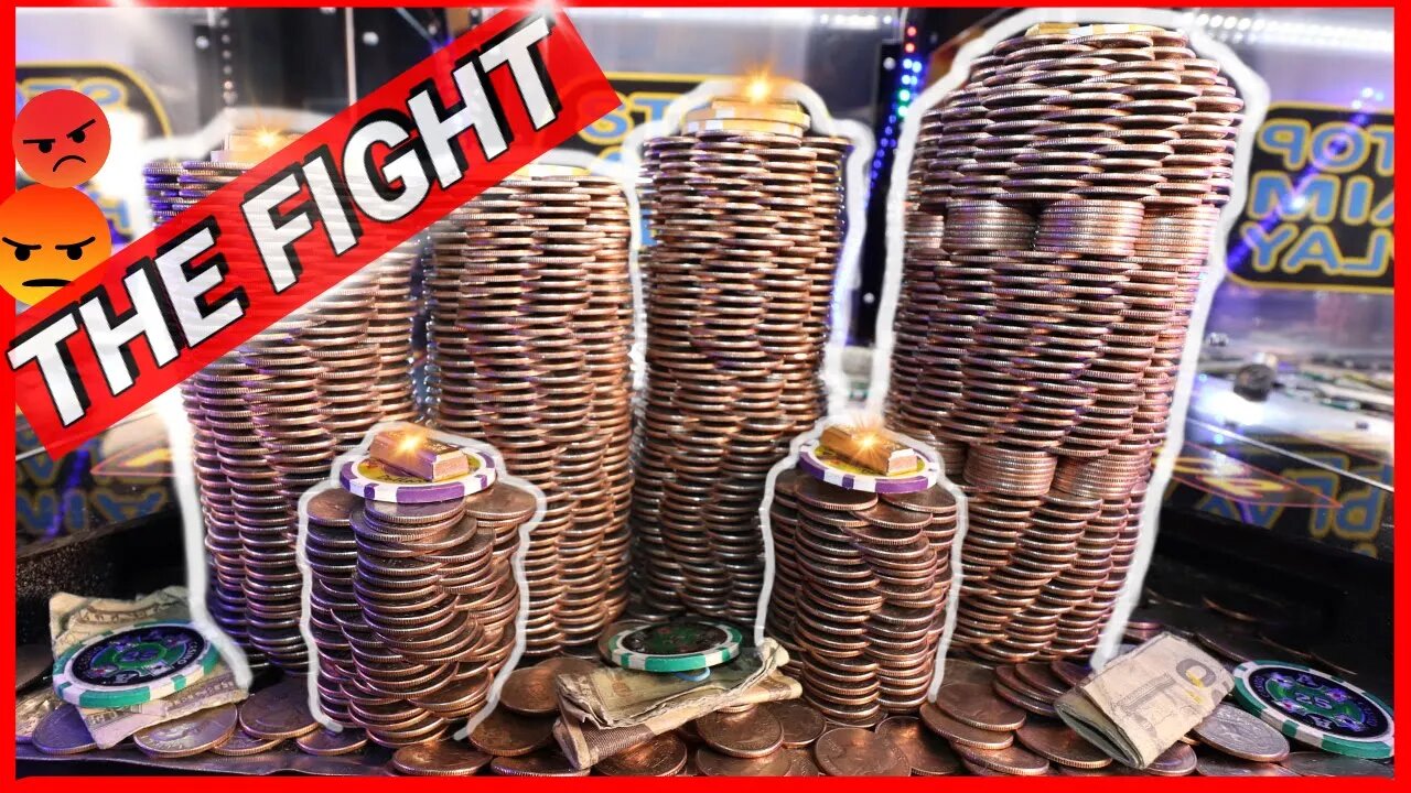 🤬😡Because Of This EVERYTHING CHANGES! High Limit Coin Pusher FIGHT