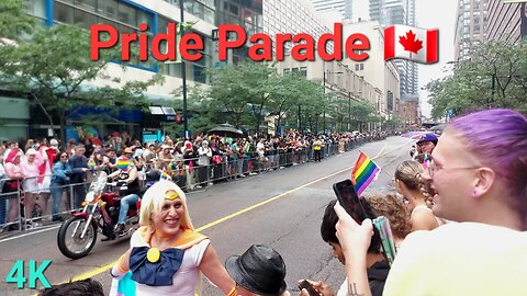 【4K】Pride Parade March 🌈 Toronto Canada 🇨🇦