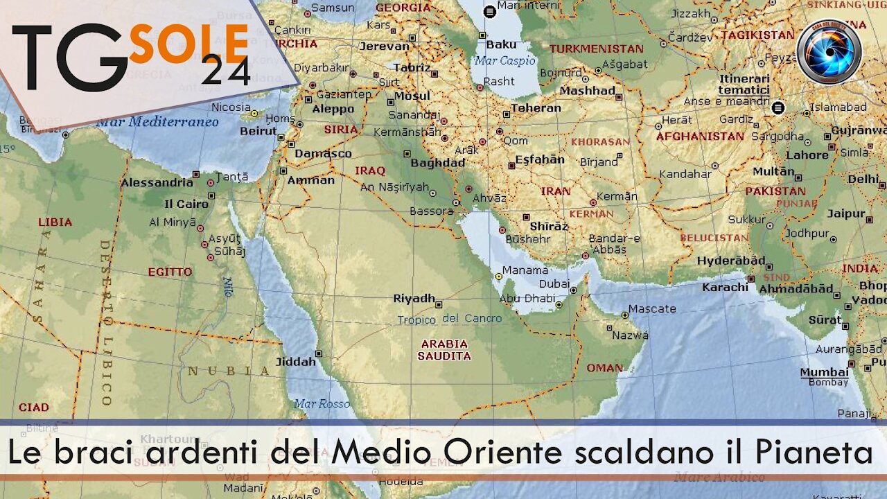 TgSole24 - 20 Maggio 2021 - Le braci ardenti del Medio Oriente scaldano il Pianeta
