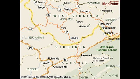 Passing through Squire (Parsons) West Virginia Dear Viewers