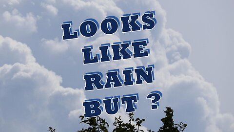 I Cant Buy A Drop Of RAIN