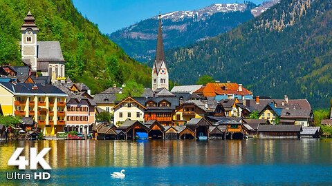 Austria in 4K Ultra HD Nature Relaxation Music Green Light