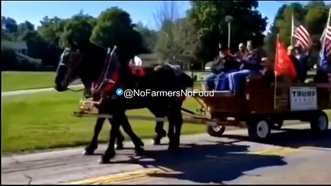 Amish Trump train