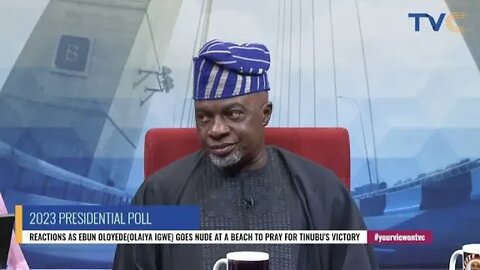 Why I stripped naked to pray for Tinubu’s victory – Actor, Olaiya Igwe
