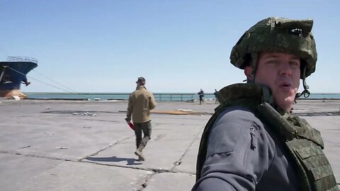 Port of Mariupol Walkthrough - While Bombing at Azovstal
