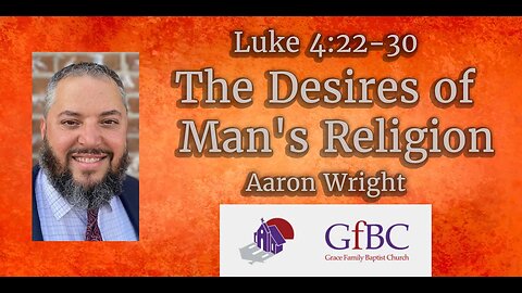 The Desires of Man's Religion l Aaron Wright