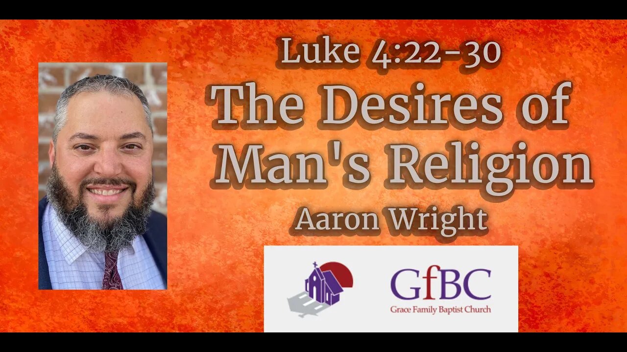 The Desires of Man's Religion l Aaron Wright