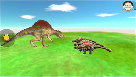 Animal Revolt Battle Simulator Game with Dinosaurs | Dinosaur Fight Cartoons | Slowly Gamerz