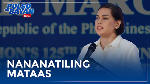 Aprroval at trust rating ni VP Sara Duterte, nananatiling mataas —SURVEY