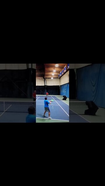 Net defense Tennis. Make them play another ball
