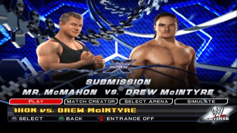 WWE SmackDown vs Raw 2011 Mr. McMahon vs Drew McIntyre