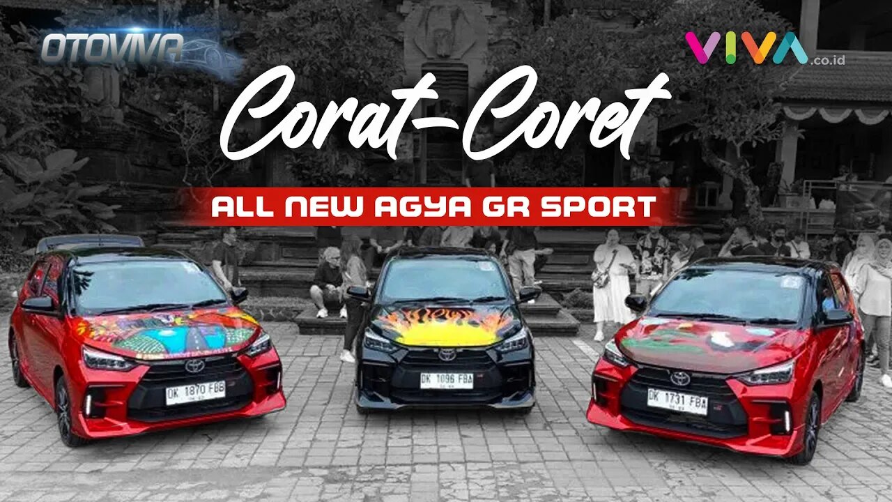 Serunya Corat-coret Kap Mesin ALL NEW AGYA GR SPORT di Bali