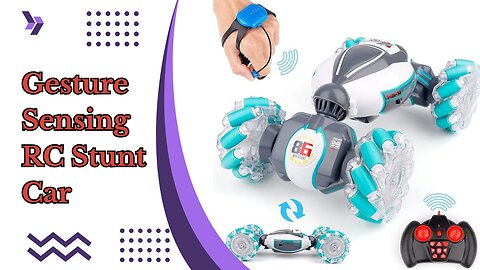 Gesture Sensing RC Stunt Car - Best 6-12 Yr Old Kids Gift | 2.4Ghz Remote Control 4WD Twist Car