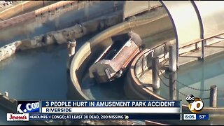 Family members hurt after log ride accident at theme park