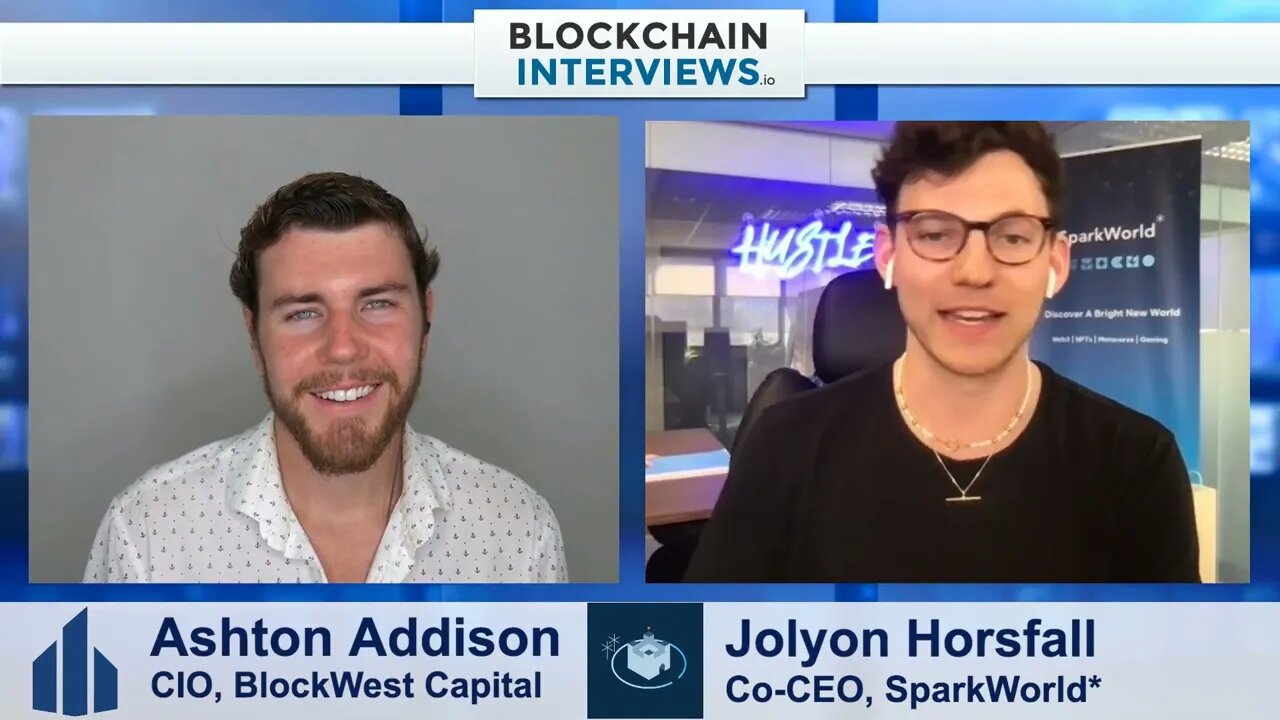 Jolyon Horsfall, the Co-CEO of SparkWorld | Blockchain Interviews