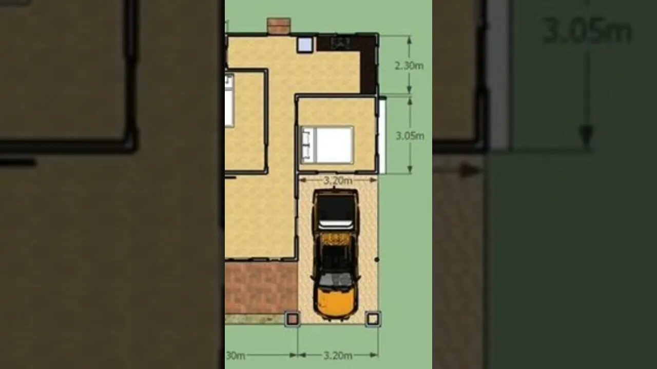 planta de casa #construtorvirthalph #2quartos