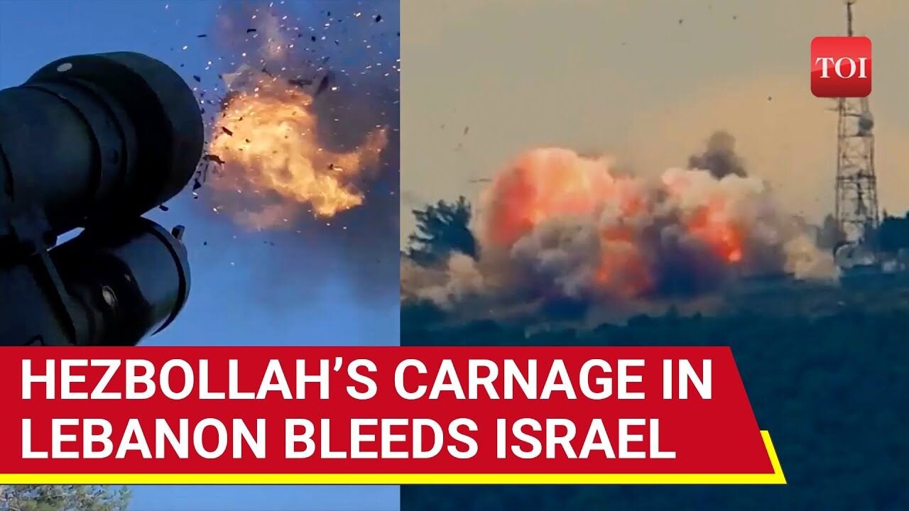 ’1000 Casualties’: Hezbollah’s Vengeful Assault Hits Israel; Lebanon 'Graveyard' For IDF