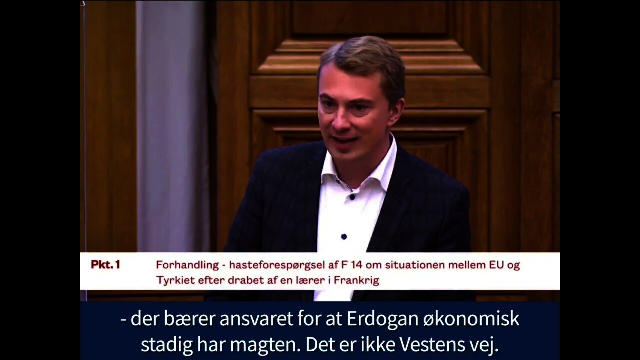 Vi skal ikke acceptere at EU med deres islamiske diktator ven, Erdogan fører krig mod Danmark.