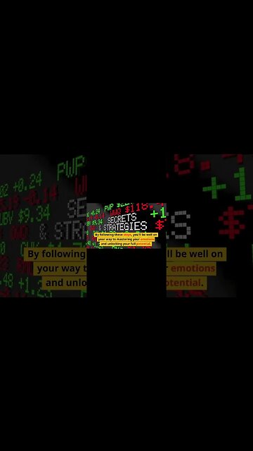 How to Master Your Emotions and Unlock Your Full Potential #personaldevelopment