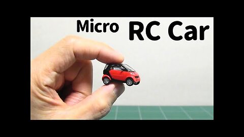1/87 Smart DIY micro RC car