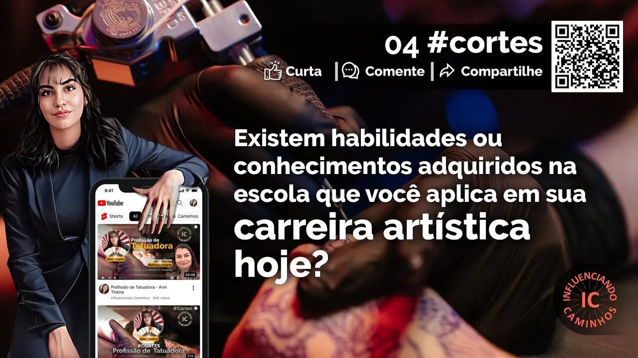 004 Existem habilidades adquiridos na escola que você aplica em sua carreira artística hoje?