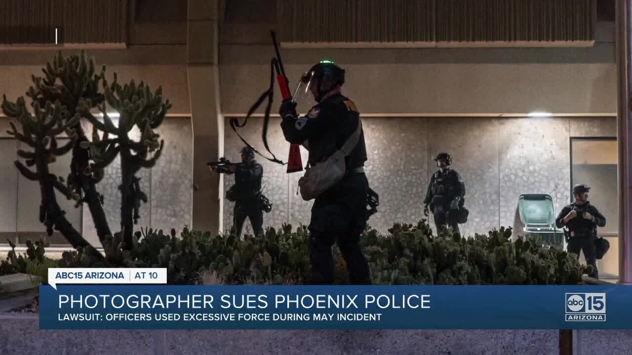 Phoenix photographer suing Phoenix police