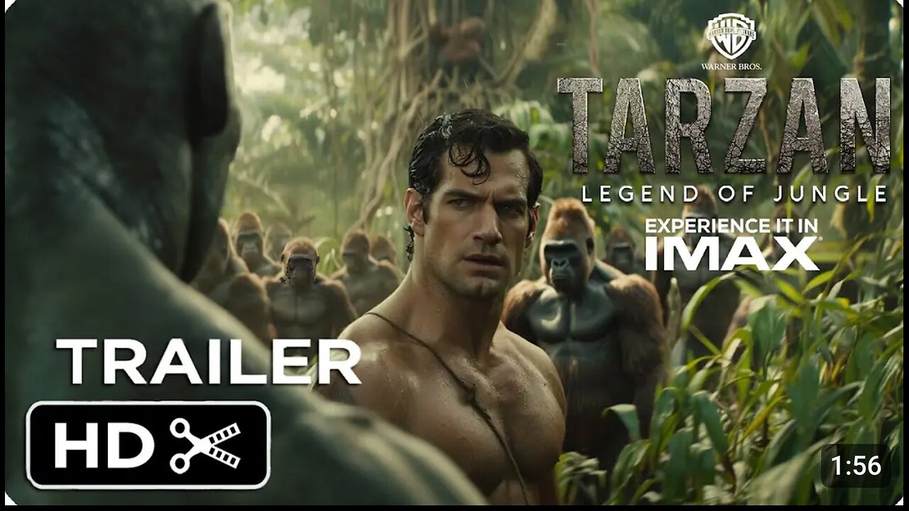 Tarzan: Live Action - Full Teaser Trailer | Henry Cavill, Angelina Jolie