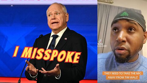 Tim Walz Misspoke AGAIN!