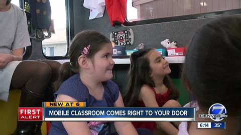 Classroom on wheels brings pre-school education to kids in Federal Heights mobile home park