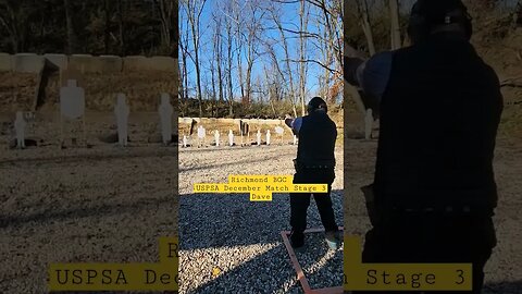 Richmond BGC #uspsa December match Stage 3 David #unloadshowclear #idpa